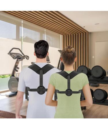 Posture Corrector Adjustable Back Straightener Upper Back Brace Shoulder Back Straightener for Posture Correction Shoulder Upright Support Trainer Spine Corrector - Buy Online on GoSupps.com