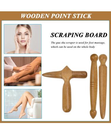 Thai Massage Tool Set - 3 Pieces Wooden Trigger Rollers for Foot & Muscle Relief | International Shipping - Buy Online on GoSupps.com