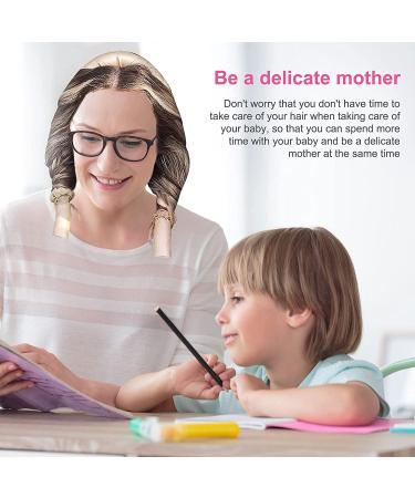 Ailevant Heatless Curling Rod Headband - Long Hair Curler for Natural Waves - No Heat Hair Rollers for Overnight Heatless Curls - Pink - Buy Online on GoSupps.com