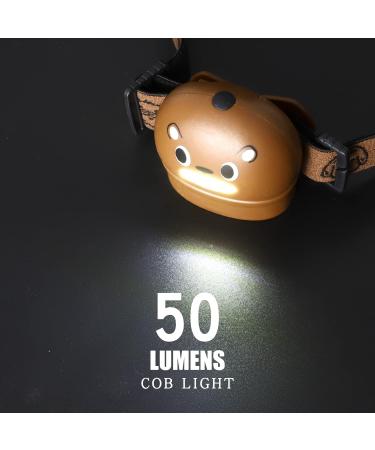 KunHe H4 Toddlers COB Headlamp - Pack of 4, 50 Lumen Cute Animal Design - Perfect Camping Gift for Kids - Buy Online on GoSupps.com