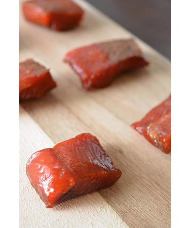 Wild Caught Canadian Maple Hot Smoked Wild Sockeye Salmon Nuggets (1 Lbs) 454.0 g (Pack of 1) - Buy Online on GoSupps.com