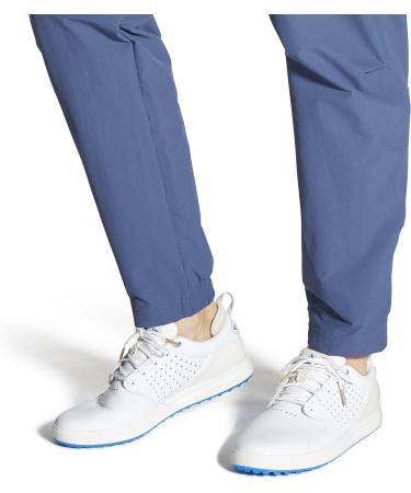 adidas Men's Flopshot Spikeless Golf Shoes 11 - Footwear White/Gold/Blue Rush - Buy Online on GoSupps.com