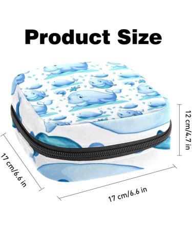 Large Sweet Storage Bag for Women's Bandages & Menstrual Cups | Zippered Multicolored Bag for Period Inserts Panty Liners & Tampons - Buy Online on GoSupps.com