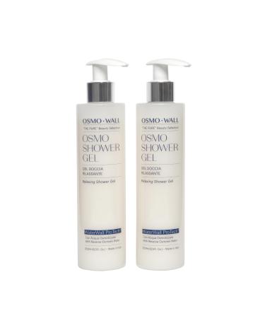 OSMO WALL Osmowall Kit 2 OSMO SHOWER Gentle moisturizing softening and relaxing shower gel with aloe vera gel concentrated from organic farming respects the skin's natural pH. Unisex. 2 x 250 ml