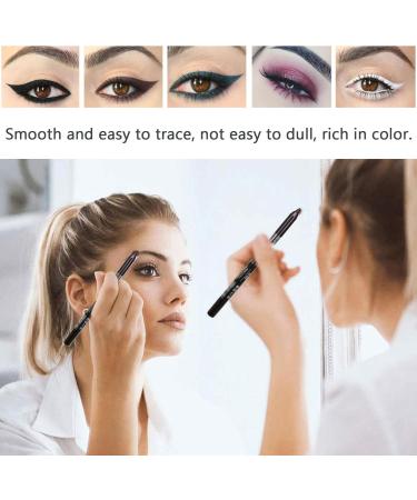 Eyeliner Pencil 5PCS 5 Colors Waterproof Neon Eyeliner Long-Lasting Gel Eye Liner Portable Eye Makeup for Girl Women - Buy Online on GoSupps.com