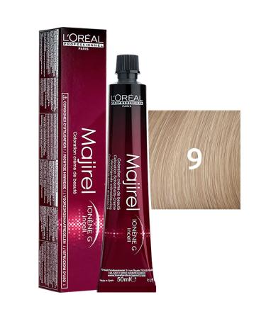 L'Or al Professionnel Majirel 9 very light blonde 50 ml 1 pack (1x 0.05 L) Multicoloured 50 ml (1 pack) - Buy Online on GoSupps.com