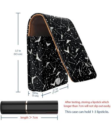 Travel Lipstick Organizer Case | Portable Makeup Bag With Mirror | Constellation Sky Map T402c3smmd Shop Now for International Shipping - Buy Online on GoSupps.com