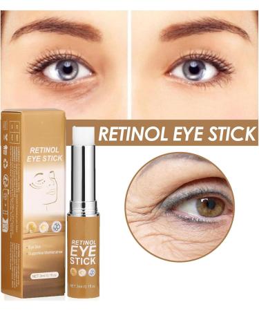 Retinol Eye Stick for Dark Circles Anti Aging Eye Cream Repairing Cream Anti Aging Eye Cream Moisturizing Firming and Lifting for Eye Skin (1pcs) - Buy Online on GoSupps.com