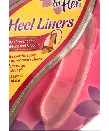 Dr. Scholl's For Her Heel Liners - Comfortable & Supportive Gel Inserts for Women - 1 Pair - International Shipping Available - Buy Online on GoSupps.com