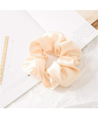 Silk Hair Scrunchies - Soft Satin Ponytail Holder for Women & Girls (Blue) - Buy Online on GoSupps.com