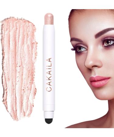 Eye Shadow Sticks Double-end Matte Pearlescent Silkworm Stick Highlighter Makeup Automatic Rotating for Women Girls Shzons - Buy Online on GoSupps.com
