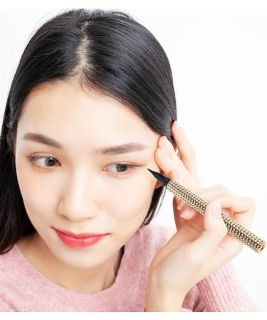 DRESSOOS Eyeliner Eye Pencil Liner Eye Line Pen Eye Liner Pencils Women Makeup Tool Liquid Golden - Buy Online on GoSupps.com