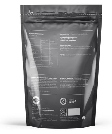 Buy Pure Product Australia L-Carnitine L-Tartrate 200G - Premium Fat Burner for Weight Loss & Energy Boost - International Shipping Available - Buy Online on GoSupps.com