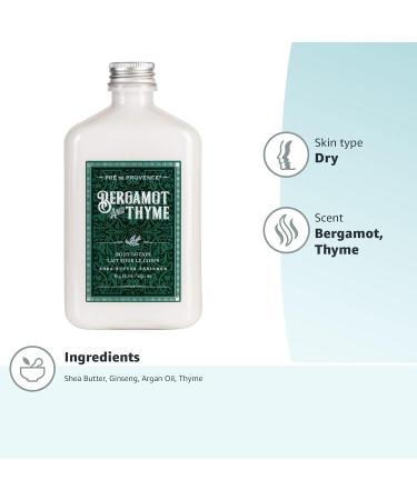 Pre de Provence Bergamot & Thyme Men's Fragrance Collection & Body Lotion - 250 ML - Luxury International Shipping - Buy Online on GoSupps.com