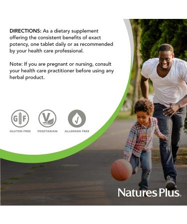 NaturesPlus Herbal Actives ARA Larix Olive Leaf 750mg - 30 Vegan Tablets for Immune Support - Hypoallergenic & Gluten-Free - Buy Online on GoSupps.com