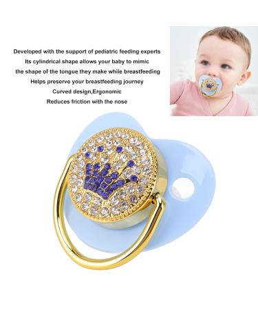 Buy Baby Schnuller - Symmetrical Design Silicone Pacifiers for Newborns | Ultra-Light & Soft | Supports Healthy Oral Development (Blue) - Buy Online on GoSupps.com