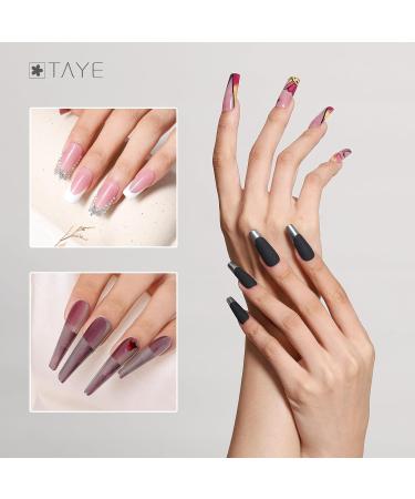 TAYE 288PCS Nail Dual Forms Set - Reusable Full Nail Forms for Polygel & Acrylic Extensions 8 Styles & 12 Sizes Includes Silicone Stickers - Ideal for DIY Nail Art - Buy Online on GoSupps.com
