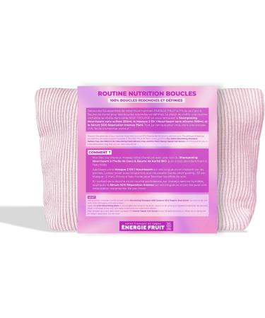 ENERGIE FRUIT - Gift box for curly hair - Coconut oil and collagen - Nourishing shampoo and mask trio protective serum - Free kit - Buy Online on GoSupps.com