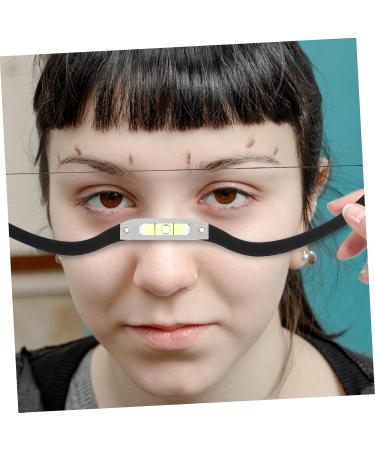 1 Set Arch Embroidery Eyebrow Ruler Brow Template Eyebrow Shaping Kit Level Ruler Alloy - Buy Online on GoSupps.com