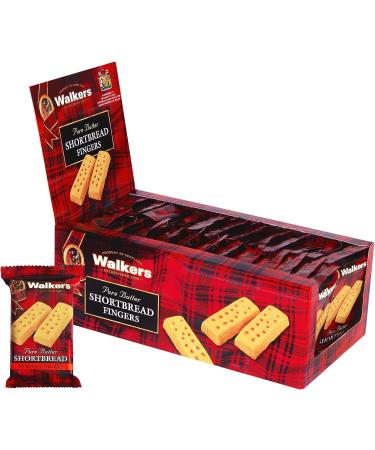 Walkers Shortbread Fingers Individually Wrapped 24 x 40g (1 Box) - Buy Online on GoSupps.com