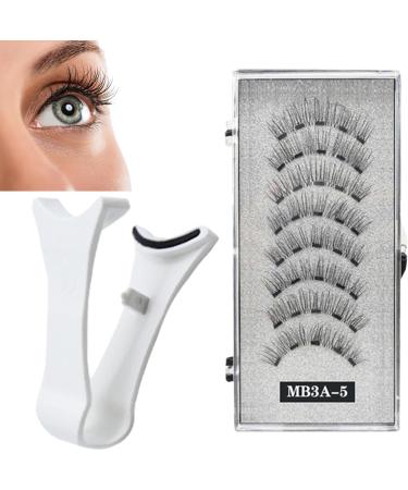 ADERN Magnetic Eyelashes Natural Look | 2 Pair Long-Lasting Eyelashes No Glue - False Eyelashes Kit Natural No Glue False Lashes Long-lasting Eye Lash for Women Girls - Buy Online on GoSupps.com