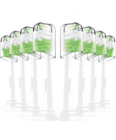 Toothbrush Replacement Heads for Philips Sonicare: Ofashu Electric Brush Head Compatible with DiamondClean Protectiveclean 2 Series C1 C2 W G2 4100 5100 Hx6250 HX6064 White 8 Packs White-green Standard - Buy Online on GoSupps.com