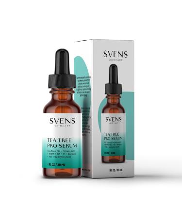 Tea Tree Pro Serum Clear Skin Formulated with Tea Tree Oil Vitamin C Salicylic Acid Niacinamide & Retinol 1fl oz