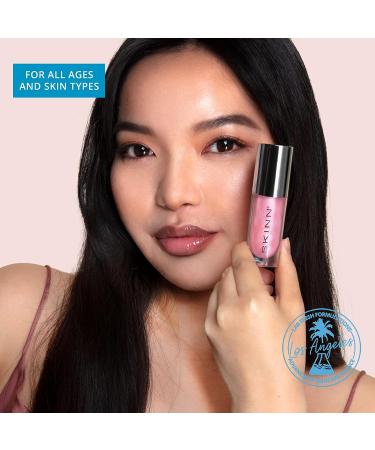 SKINN Luminous Blush Lip Oil - Collagen Boosting & Hydrating Lip Treatment with Vitamin C & Manuka Honey - 0.17 oz (Pack of 1) - Buy Online on GoSupps.com