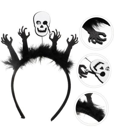 LIFKOME Halloween Photo Booth Halloween Skeleton Headwear Headbands Halloween Party Headband Halloween Headpiece Halloween Hairband Ghost Hair Hoop Halloween Hair Hoop Plastic - Buy Online on GoSupps.com