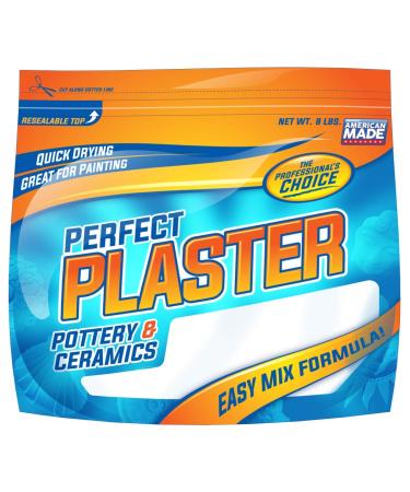 Perfect Plaster Pottery & Ceramic Casting Material - 8 Pound 8Lb 1 Unit