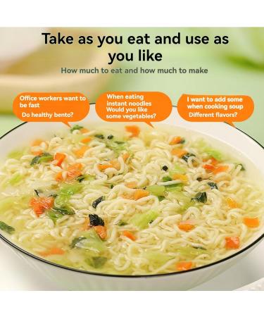 Vegetable Soup Blend 320g Dehydrated Vegetables for Ramen Noodles Mixed Dried Vegetables For Soup Stir Fry - Buy Online on GoSupps.com