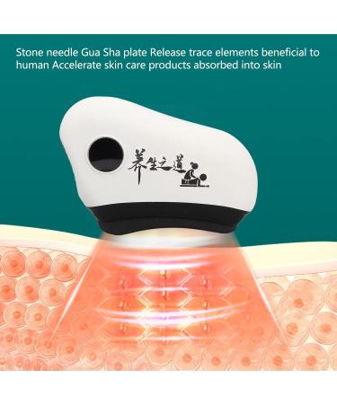 Buy Gua Sha Plate - Electric Skin Scraping Board with 16 Vibration Gears Red Lighting & Hot Compress for Ultimate Relaxation - Buy Online on GoSupps.com