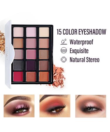 Professional Make-Up Set | Mknzome 14PC Makeup Kit with Bag | Eyeshadow Lip Gloss & Cosmetics | Perfect Christmas Gift for Girls & Women - Buy Online on GoSupps.com