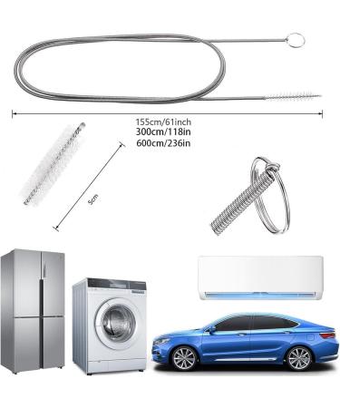 Car Drain Dredge Cleaning Scrub Brush Sunroof Drain Cleaning Tool Car Drain Hole Cleaner Drain Brush Pipe Cleaning 61IN Long Flexible Tube Cleaning Brush for Car Home Kitchen(1pcs 60in) 60in 1pcs - Buy Online on GoSupps.com