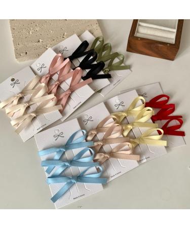 Hair Clip Hair Bows Clips For Women-Long Velvet Bow Hair Ribbons Barrette Snap Bow Hair Clip-Hair Accessories Gift For Teen Girls Party Hair Decorations (Color : FJ4689) - Buy Online on GoSupps.com