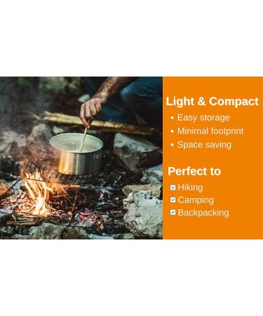 BeGrit Backpacking Camping Cookware Mini Picnic Cooking Mess Kit - 8pcs Set for Hiking - Buy Online on GoSupps.com