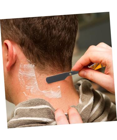 Angoily 2-in-1 Facial Shaver & Handwritten Spatula for Men - Safe Manual Razor & Eyebrow Knife Tool - Buy Online on GoSupps.com