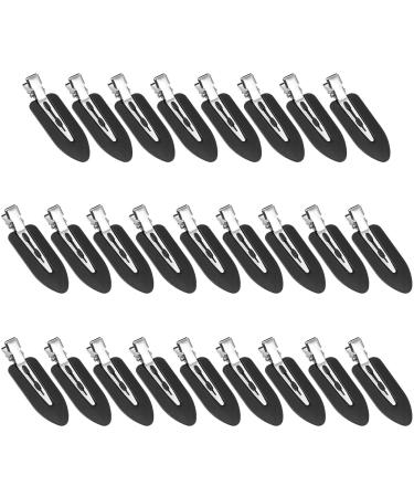 ZEVONDA 26 PCS No Crease Hair Clips - No Bend Hair Clips Makeup Hair Clips Hair Styling Clips Hairdressing Hairpins for Girls Women (Black) Black *26 - Buy Online on GoSupps.com