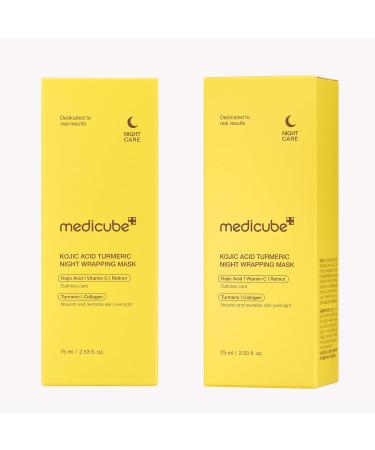 medicube Kojic Acid Turmeric Overnight Wrapping Peel Off Mask Brightens & Defends Against Skin Stress for a Clear Glowing Complexion Korean Skincare 2.53 fl. oz. Kojic Acid Tumeric - Buy Online on GoSupps.com