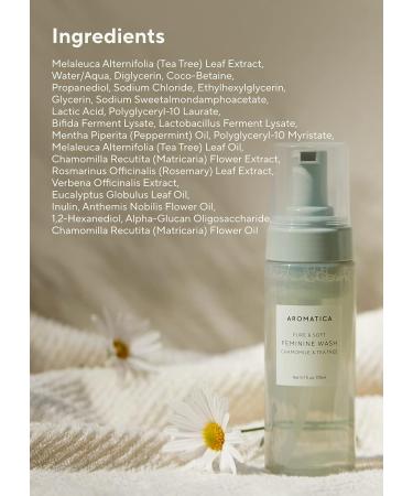 AROMATICA Chamomile & Tea Tree Feminine Wash 5.7 fl. oz - pH-Balanced Intimate Care - Vegan & Cruelty-Free - Buy Online on GoSupps.com