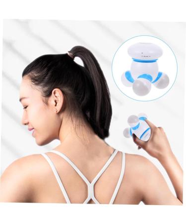 Beavorty 1Stk Electric Hand & Shoulder Massager Vibrating Back Massage Roller & Multifunctional Tool for Office Relief | 9.5x9.5cm Blue - Buy Online on GoSupps.com