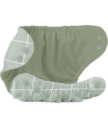 Esembly Size 1 Lattice Waterproof Cloth Diaper Cover & Swim Diaper - Leak-Proof & Breathable Outer Layer with Snap Closure for 7-17lbs - Reusable & Versatile Over Prefolds, Flats, or Fitteds - Buy Online on GoSupps.com