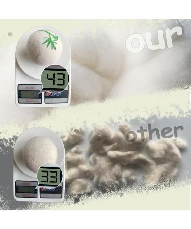 Buy 100% Natural Wool Dryer Balls | Reusable Eco-Friendly Laundry Solution - 6 Pack | International Shipping Available - Buy Online on GoSupps.com