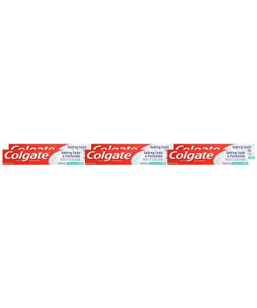 Colgate Peroxide & Baking Soda Whitening Toothpaste with Fluoride - Frosty Mint, 6 oz (Pack of 6) - Buy Online on GoSupps.com