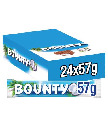 Bounty Bounty 24 x Coconut Stuffed Chocolate Bars and Milk Chocolate Cover