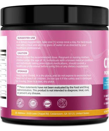 Creatine Collagen for Women Creatine Monohydrate BCAA Myo-Inositol Biotin Hyaluronic Acid Folate L Glutamine Vitamin D3 C B6 Iron Zinc D-Chiro-Maca Digestive Enzyme Probiotic Ashwagandha Magnesium 5g - Buy Online on GoSupps.com