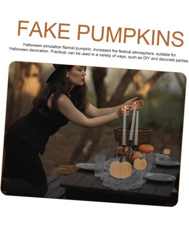 Ciieeo 15 Pcs Flannel Foam Pumpkin Fall Pumpkin Decor Fall Garlands for Jack o Lantern Foam Jack o Lantern Outdoor Decor Fall Home Decor Small Craft Pumpkins Faux Pumpkins Bracelet Mini - Buy Online on GoSupps.com