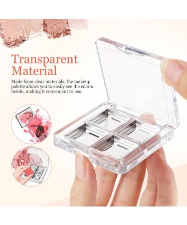 FOMIYES 6 Pcs Transparent Square Eye Shadow Box Empty Lip Palette Depotting Makeup Containers Plastic - Buy Online on GoSupps.com