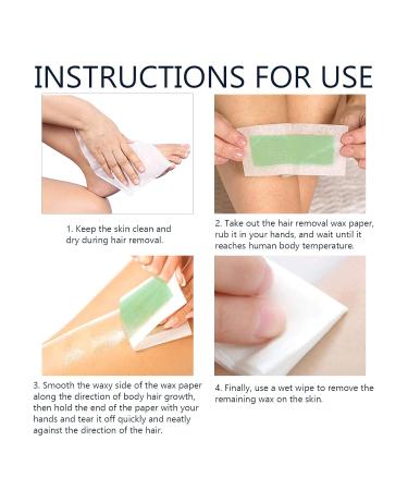 Buy Hypoallergenic Wax Face Paper Strips - Gentle Hair Removal for All Skin Types Perfect for Men | Fast & Effective Facial Eye Brow Upper Lip & Chin Waxing - Buy Online on GoSupps.com