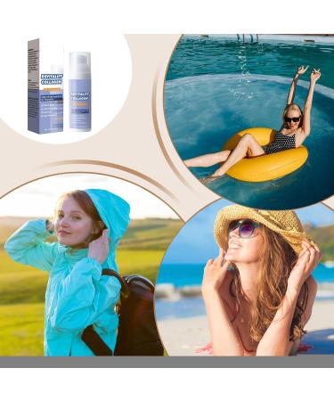  G n rique Sunscreen | Anti-UV Face and Body Lotion 60ml Moisturizing Solution for Outdoor Activities Sweat-Resistant for Hiking Cycling Mountaineering and Travel - Buy Online on GoSupps.com